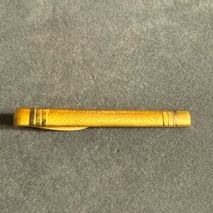 Vintage Hickok USA Gold Tone Tie Clip